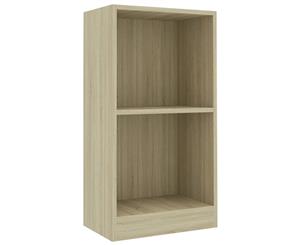 Bookshelf Sonoma Oak 40x24x75cm Chipboard Bookcase Standing Shelves