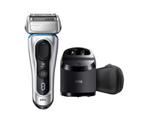 Braun 8370CC Electric Shaver Series 8 Wet & Dry Clean & Charge System