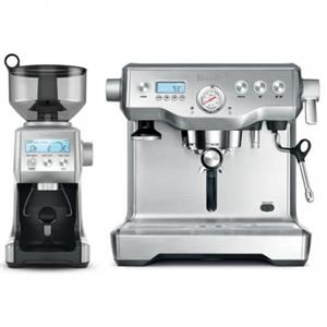 Breville the Dynamic Duo  Manual Coffee Machine & Grinder - BEP920BSS