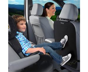 Brica Car Auto Baby Seat Back Protector Cover Children Kids Kick Mat Black