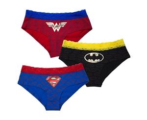 DC Comics Women's 3-Pack Panties