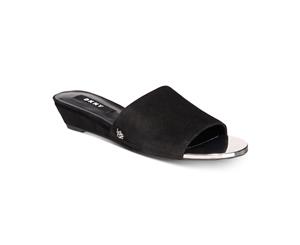 DKNY Womens ani Fabric Open Toe Casual Slide Sandals