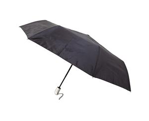 Drizzles Adults Unisex Foldaway Supermini Umbrella (Black) - 130