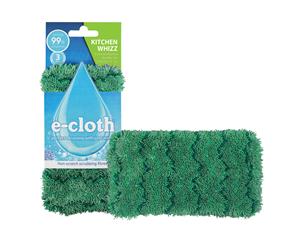 E-Cloth Kitchen Whizz Dishwashing Surface Cleaning Scrubbing Cloth Cleaner Green