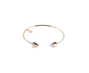 Fable Womens/Ladies Strawberry Brass Bangle And Gift Box (Rose/Green Gift Box) - JW1023