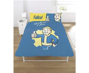 Fallout Vault Boy Reversible Duvet Set (Blue/Yellow) - SG16033