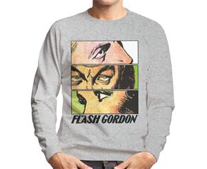 Flash Gordon Eyes Men's Sweatshirt - Heather Grey