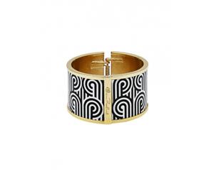 Florence Broadhurst Turnabouts Bangle With Giftbox With 14k Gold Plating