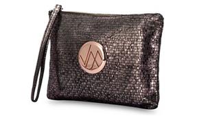 Gia Genuine Leather Travel Pouch - Bronze