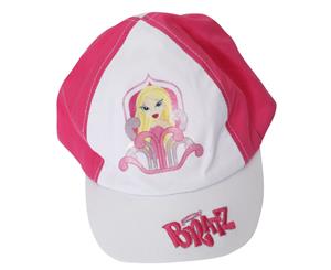 Girls Bratz Printed Baseball Cap (White/Pink) - KC254