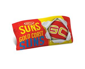 Gold Coast Suns AFL Team Logo Pillow Case Single Pillowslip