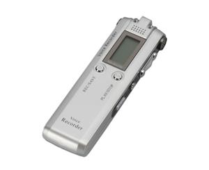 Hnsat DVR-126 8GB USB Flash Digital Voice Recorder with MP3 Function Silver DVR-126