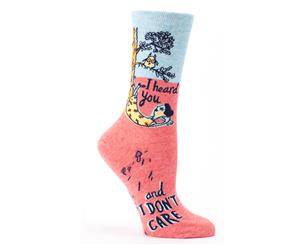 I heard you and I don't care - Women's socks