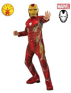 Iron Man Deluxe Costume Size 3-5