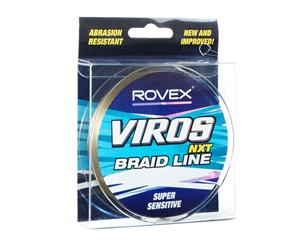 Jarvis Walker Rovex Viros Braid Line 300yd 6lb 0.14mm Chartreuse Fishing Line