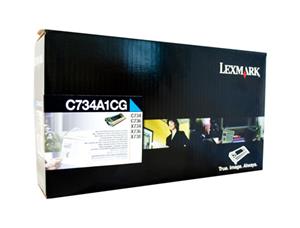 Lexmark C734 Cyan Toner Cartridge