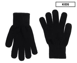 Liu Jo Girls' Knitted Gloves - Black