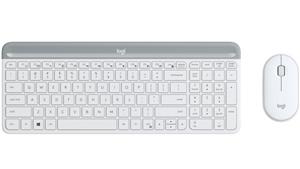 Logitech MK470 Slim Wireless Keyboard & Mouse Combo - Off White