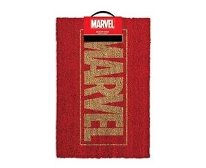 Marvel Comics Gold Main Logo Door Mat