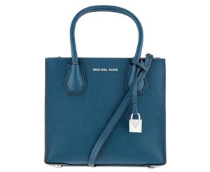 Michael Kors Mercer Medium Messenger Handbag - Luxe Teal