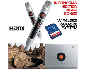 Miic Star Indonesian Edition 4666 Songs Wireless Karaoke System