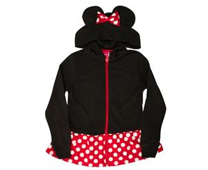 Minnie Mouse Black Girl's Costume Hoodie