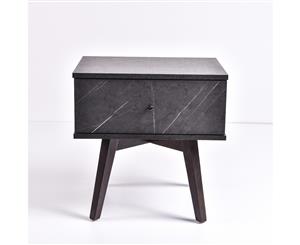 Miranda Bedside Table (Grey Stone)