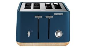 Morphy Richards Scandi 4 Slice Toaster - Deep Blue