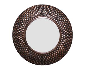 PANGOLIN Large 66cm Round Wall Mirror - Copper