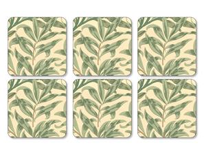 Pimpernel Willow Boughs Green Coasters Set of 6