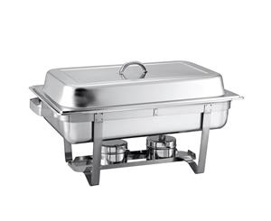 SOGA 3*3L Stainless Steel Chafing Food Warmer Catering Dish Three Trays