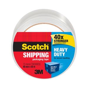 Scotch 48mm x 50m Heavy Duty Shipping Packaging Tape