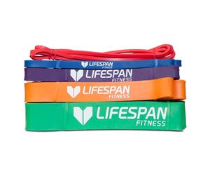 Set of 5 Lifespan Fitness Resistance Bands - Multi