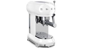 Smeg 50's Retro Style Espresso Coffee Machine - White