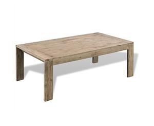 Solid Brushed Acacia Wood Side Coffee Table Living Room Tea Furniture