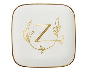 Splosh Alphabet Ceramic Trinket Plate (Letter Z)