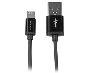 StarTech 1m 3ft Black Apple 8-pin Lightning to USB Cable
