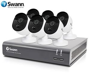 Swann DVK-845806V 6 Camera 8 Channel 1080p Full HD DVR Security System