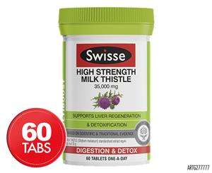 Swisse Ultiboost High Strength Milk Thistle 35000mg 60 Tabs