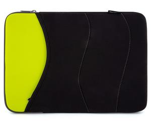 Targus Quash Sleeve 17.3" Notebook Case - Black/Green/Grey