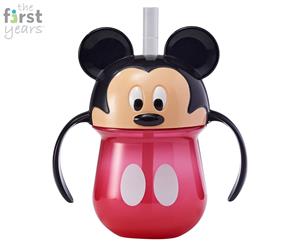 The First Years 207mL Mickey Mouse Sculpted Straw Trainer Cup