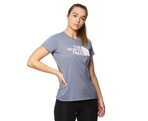 The North Face Women's Half Dome T-Shirt Tee - TNF Medium Grey/Pink Salt