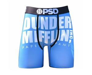 The Office Dunder Mifflin Men's Blue Boxer Briefs