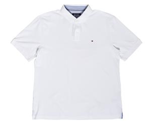 Tommy Hilfiger Men's Classic Fit Polo Tee / T-Shirt / Tshirt - White