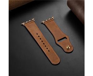 Trendy Leather Apple Watch Band - Brown