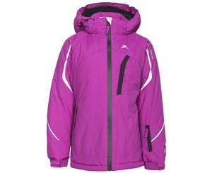 Trespass Girls Jala Waterproof Hooded Touch Fastening Ski Jacket (Purple Orchid) - TP4510