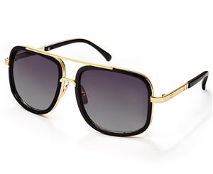 Winstonne Men's Enzo Sunglasses - Black/Gold/Purple