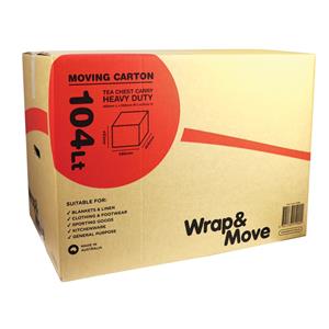 Wrap & Move 431 x 406 x 596mm Heavy Duty Storage Carton