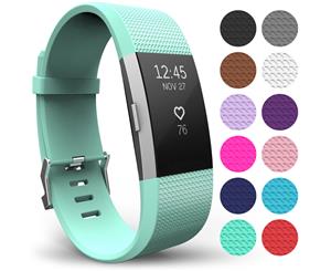 Yousave Fitbit Charge 2 Strap Single (Small) - Mint Green