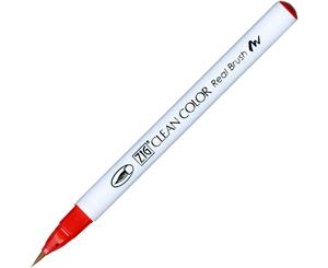 ZIG Kuretake Clean Colour Real Brush Pen 022 Carmine Red